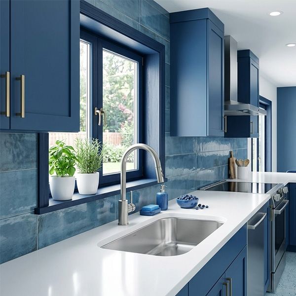 Phối cảnh Chậu rửa chén Konox Tari 5744SM