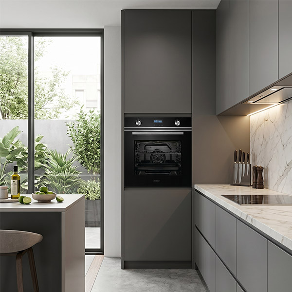 Bối cảnh Lò nướng âm tủ Grandx GX75V8