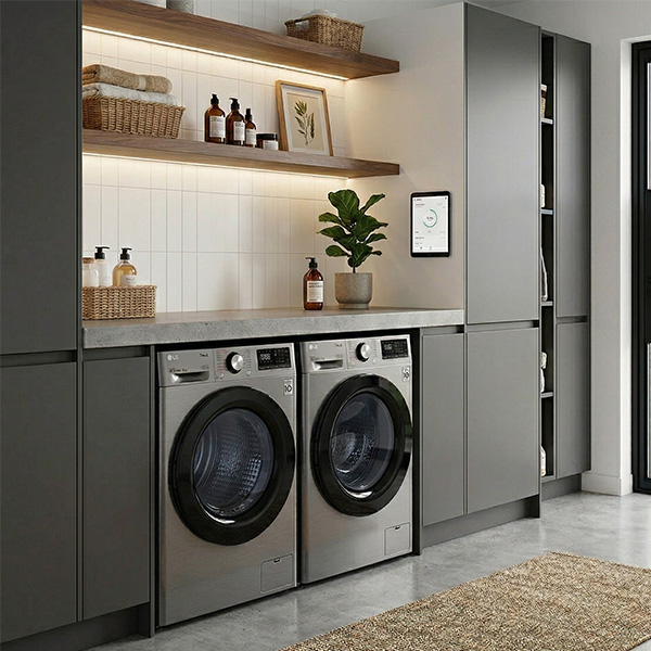 Phối cảnh Máy giặt sấy LG FV1408S4V