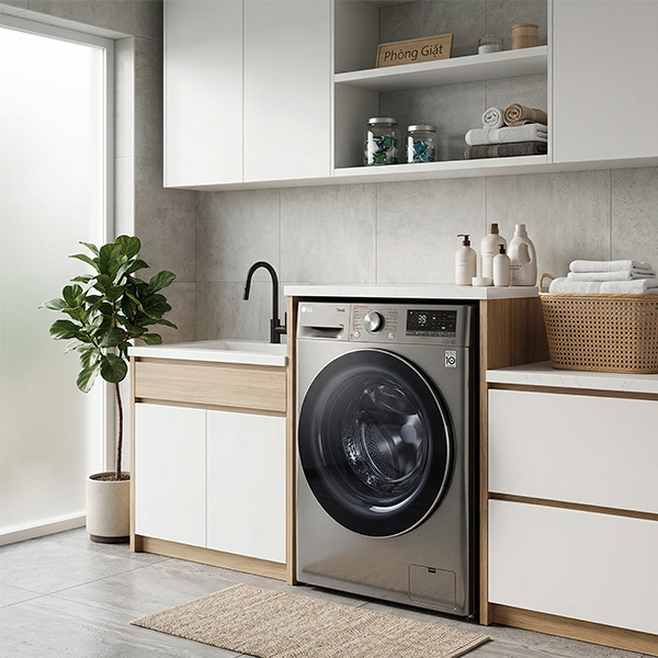 Phối cảnh Máy giặt LG FV1414S3P