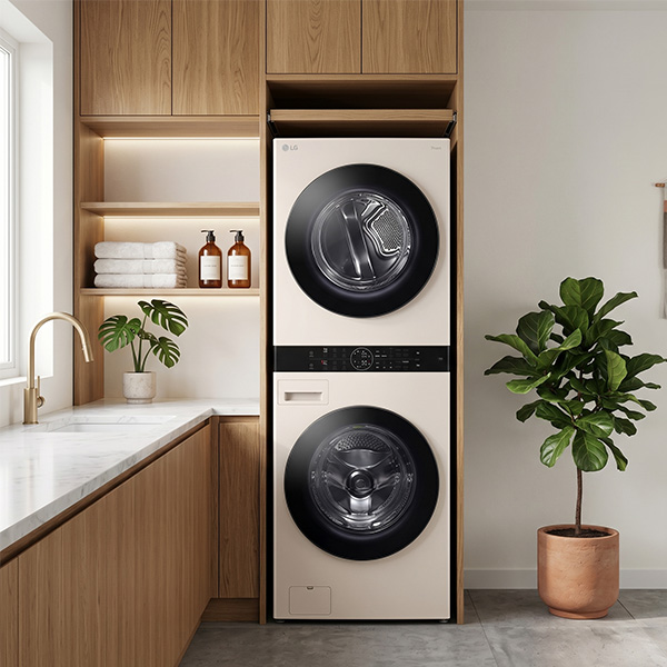 Phối cảnh Máy giặt sấy LG WT1410NHE