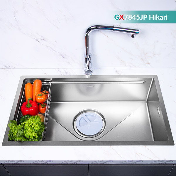 Phối cảnh Chậu rửa chén Nhật Hikari Grandx GX7845JP