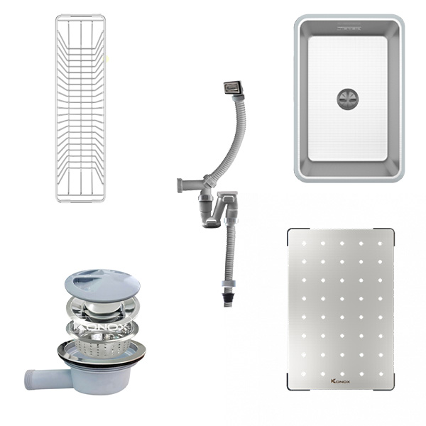 Phụ kiện Chậu rửa chén Konox KN8044SU Dekor