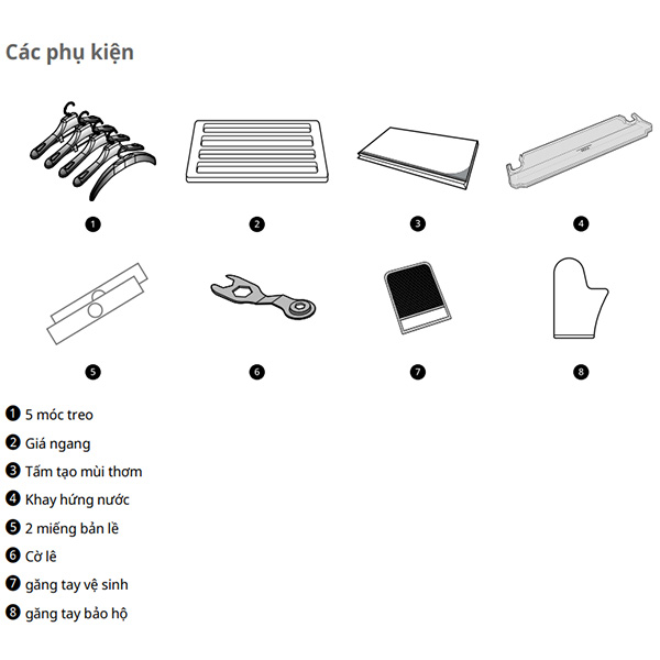 Phụ kiện Tủ chăm sóc quần áo LG SC5MBR80H