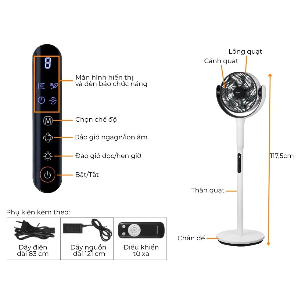 Phụ kiện Toshiba F-DSC40XVN(W)