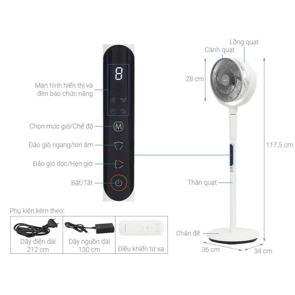 Phụ kiện Toshiba F-DSC50XVN(W)