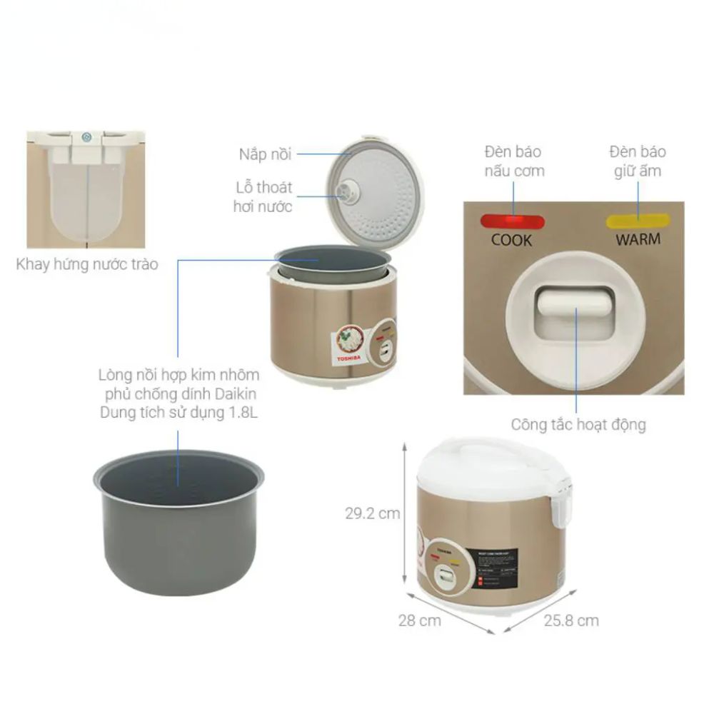 Phụ kiện Toshiba RC-18JH1TVN(N)