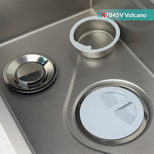 Phụ kiện xả tràn Chậu rửa chén  Handmade Grandx GX7845V