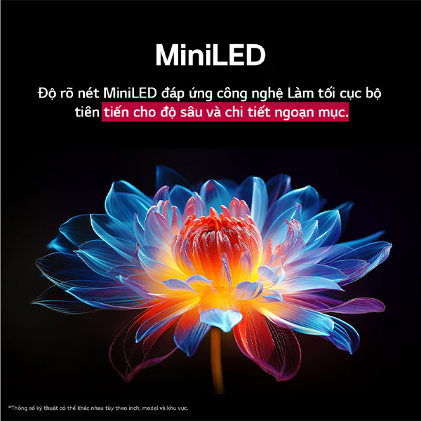 Rõ nét TV kết nối không dây LG 86QNED9MASA