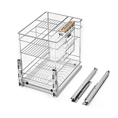 Kệ gia vị đa năng với ray âm giảm chấn 350mm Imundex 7 809 104