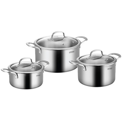 Bộ nồi inox Grandx GX802 Elano