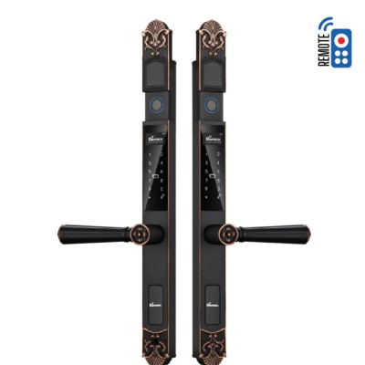 Khoá vân tay cửa nhôm Demax EL686 CB Remote
