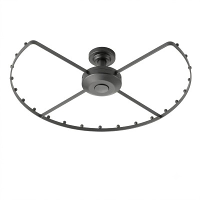 Giá Treo Trần Góc Tủ Quần Áo 270o “Xoay 360o” Grandx XM.270A1
