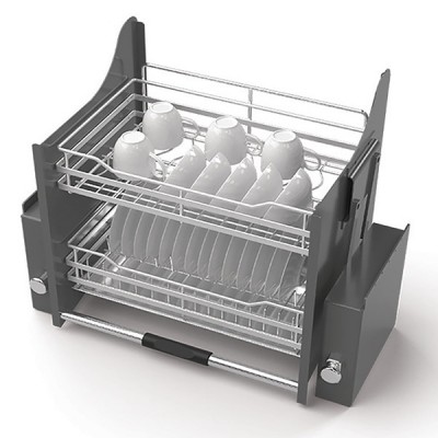 Kệ bát đĩa nâng hạ Lento Hafele 504.76.408