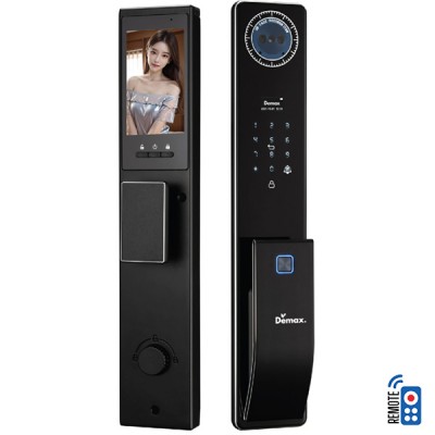 Khoá điện tử Face ID 3D Demax EL-C910BN CNC App Remote