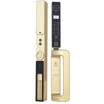 Khóa cửa nhôm Kassler KL-599 CNC-01 Champage Gold App