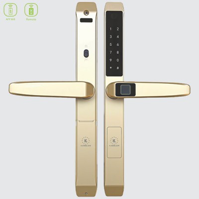Khóa cửa nhôm Kassler KL-599TD Champage Gold App Remote