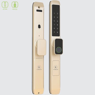 Khóa cửa nhôm Kassler KL-599TN Champage Gold App Remote
