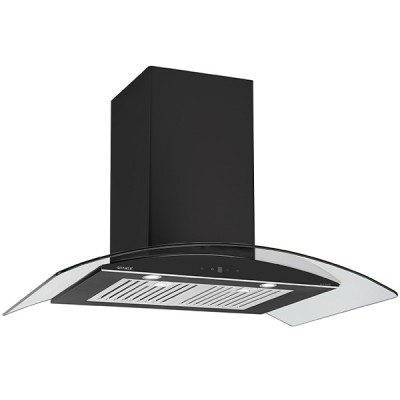 Máy hút mùi kính cong áp tường Grandx GX H70C55B