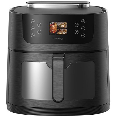 Nồi chiên không dầu ঠch hợp chức năng hấp 2 trong 1 Grandx GX-AR08Smart