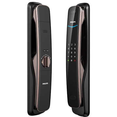 Khóa điện tử Philips DDL702-8HWS - đồng