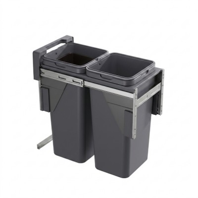 Thùng Rác Đôi Gắn Cánh Kéo Âm Tủ Grandx XW.D30M1