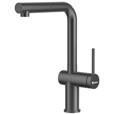 Vòi rửa chén Konox Stream Smart Gun Metal