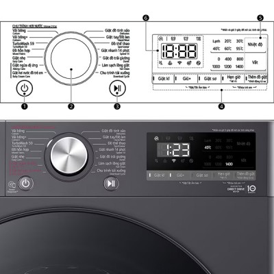 Bảng điều khiển Máy giặt LG FV1410S4M1