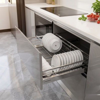 Bối cảnh Giá Bát Đĩa Nan Oval /SUS304 Grandx XD.90M1