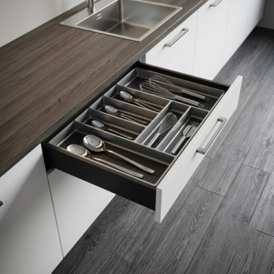Bối cảnh Khay Chia Thìa Nĩa Đa Năng SUS304 Cao Cấp Grandx XT.S535-1