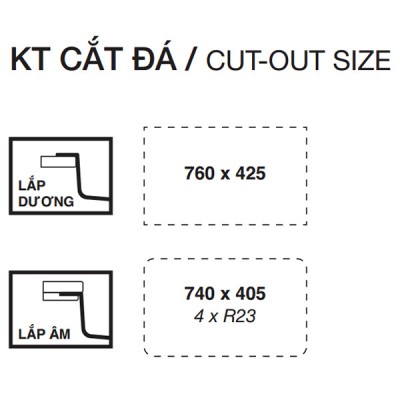 cắt đá Kluger KU7844FS Plus