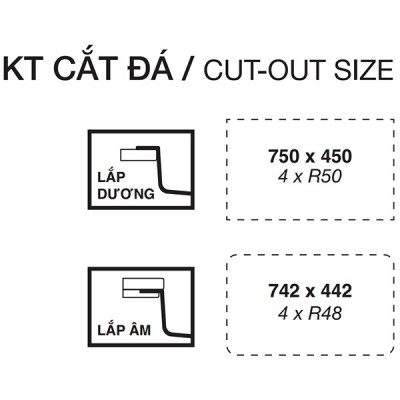 Cắt đá Chậu rửa bát TAKA Series KF7848FS-DO Plus