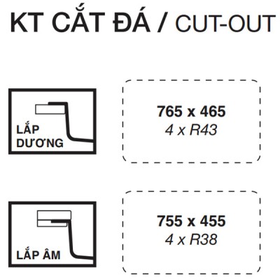 cắt đá Kluger KT8050FS Plus