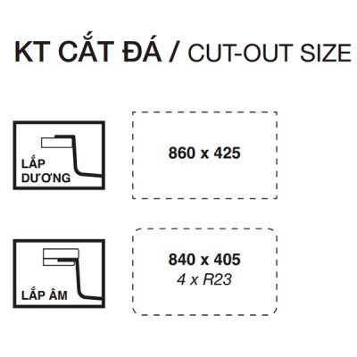 cắt đá Kluger KU8844FS Plus