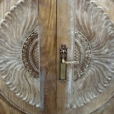 Hình thực tế Khóa cửa chính và đại sảnh Demax CLK306 BRASS 1