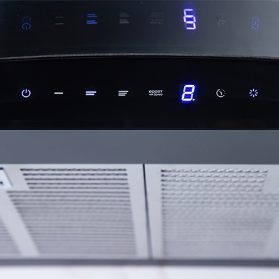 Điều khiển Hút mùi kính cong áp tường Grandx GX H70C62B