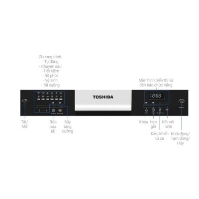 Điều khiển Toshiba DW-15F9(B)-VN