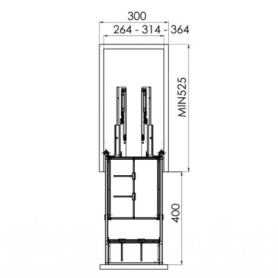 Kích thước Giá Gia Vị Titanium Grandx XS.40T1