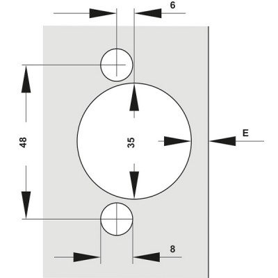 Kích thước 1 Hafele 315.07.113