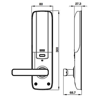 kích thước 1 TT Hafele EL7800 PLUS 912.20.569