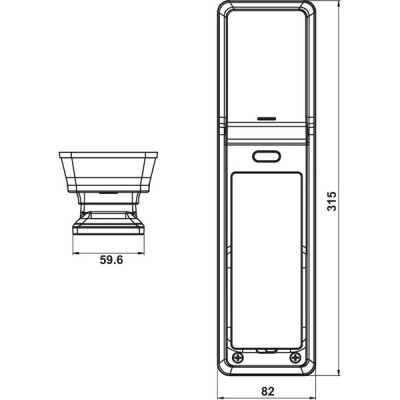 kích thước 2 Hafele MP2503B 912.21.046