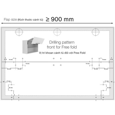 Kích thước 3 Hafele 493.05.896 