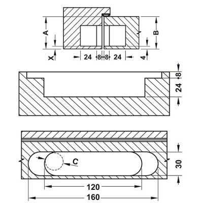 Kích thước 5 Hafele 927.03.090