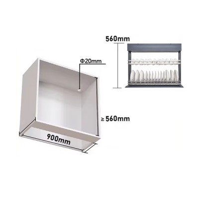 kích thước Giá bát di động Eurogold EPV9090Pro