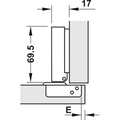 Kích thước Hafele 493.03.020