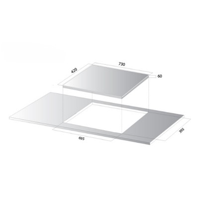 Kích thước BẾP TỪ Kocher DI-669