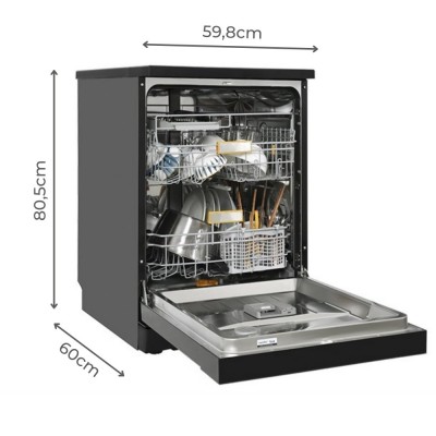 Kích thước Comfee CDWEF1401HB-W-VN