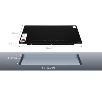 Kích thước Comfee CIH-40DHE