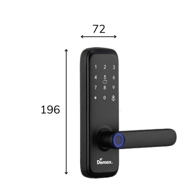 Kích thước Demax EL-B05 SG wifi app