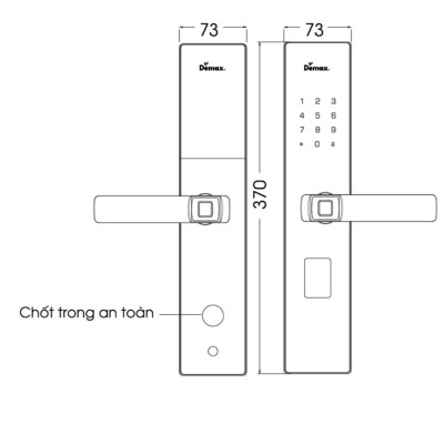 Kích thước Demax EL-C88 SV